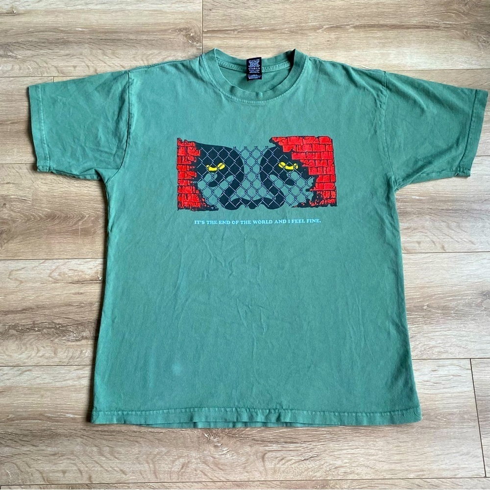 Vintage Obey T-shirt men’s large It’s the end of the world and I feel fine